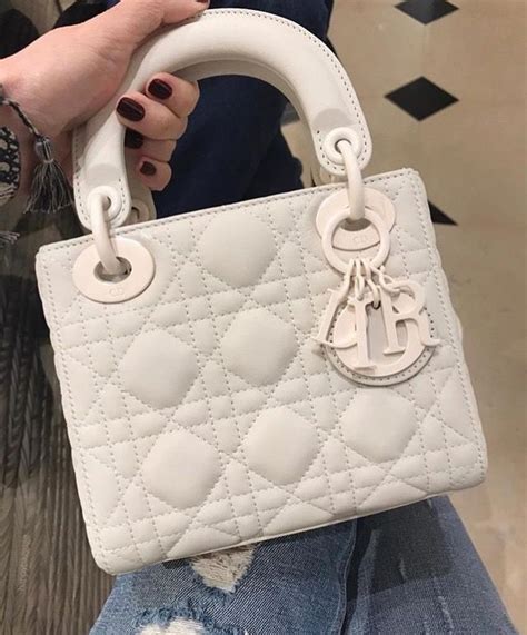 lady dior blanc|Lady Dior white mini.